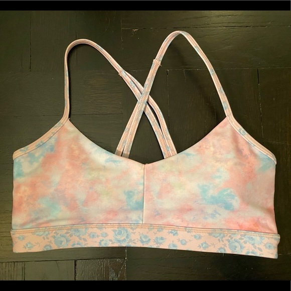NWT LOVESHACKFANCY X BANDIER Sports Bra Top XS - Picture 4 of 7